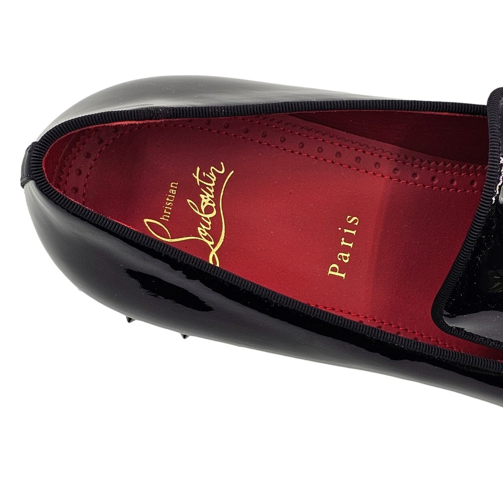 Christian Louboutin Marquees Patent Leather Shoes with spikes 43 - Picture 5 of 7